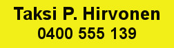 Taksi P. Hirvonen logo